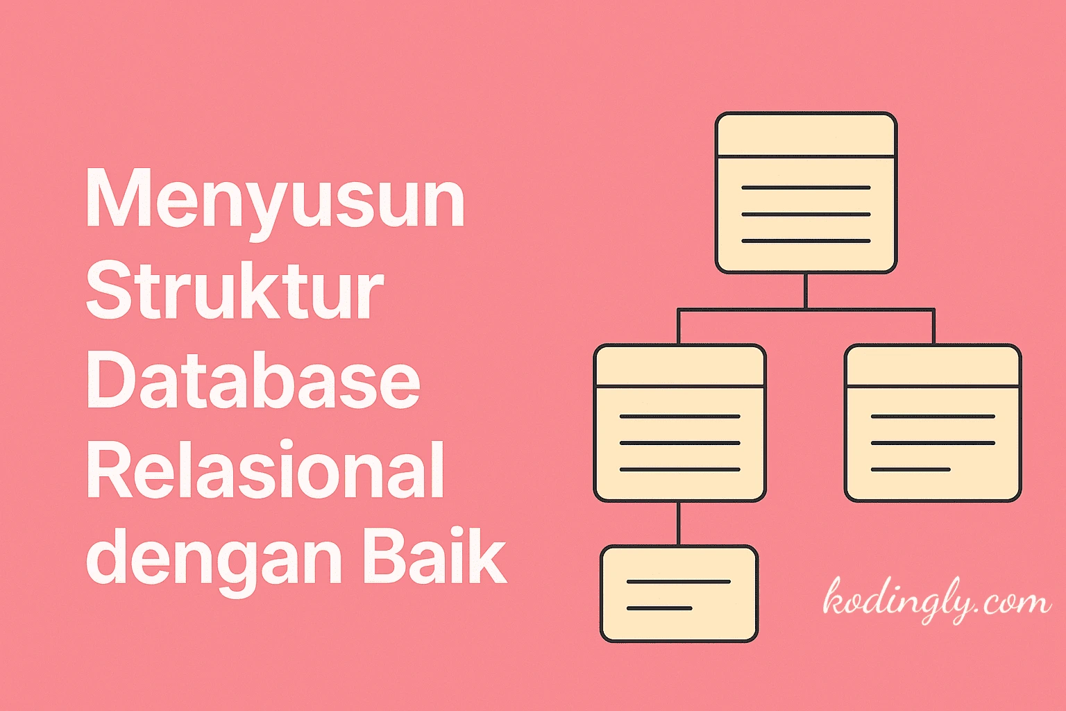 Menyusun Struktur Database Relasional dengan Baik